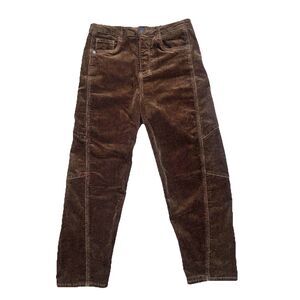 Habitual size 24 7 Brant Barrel Leg Women's Corduroy Pants Brown Organic Cotton